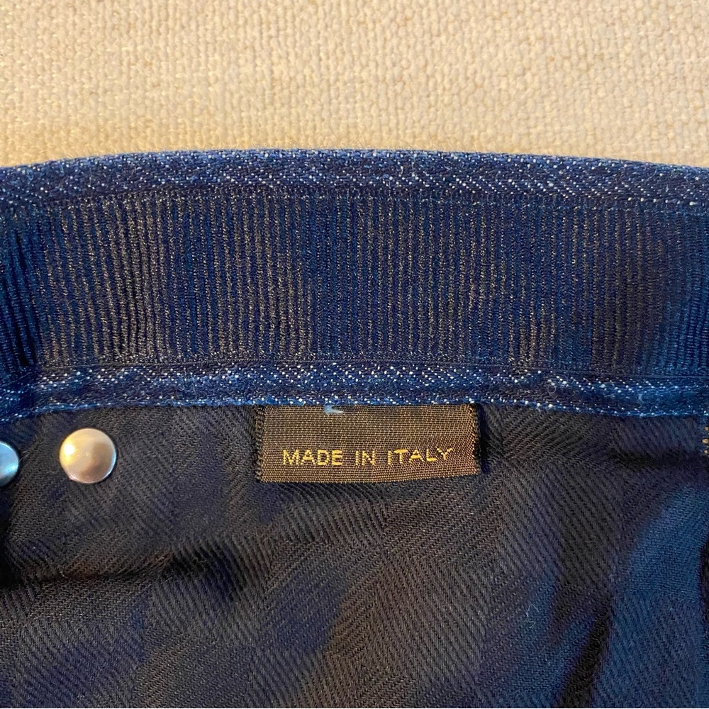 Vintage Louis Vuitton Dark Wash Denim Jeans Marc Jacobs Era Designer Archive, 36 - Picture 11 of 13